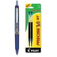 thumbnail image 1 of Pilot Precise V5 RT Rolling Ball, Extra Fine Point, Blue Ink 1 Pen & 2 Refills, 1 of 5