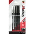 thumbnail image 1 of Pilot Precise V5 Rolling Ball Pens, Extra Fine, 0.5mm, Black Ink, 4 Pack, 1 of 8