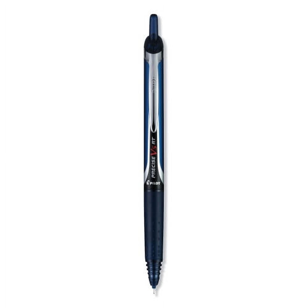 Precise V5RT Roller Ball Pen, Retractable, Extra-Fine 0.5 mm, Navy Ink, Navy Barrel, Dozen Precise V5RT Roller Ball Pen, Retractable, Extra-Fine 0.5 mm, Navy Ink, Navy Barrel, Dozen