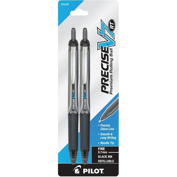 Pilot Precise V7 RT Retractable Rolling Ball Pen, 2 ea (Pack of 2)