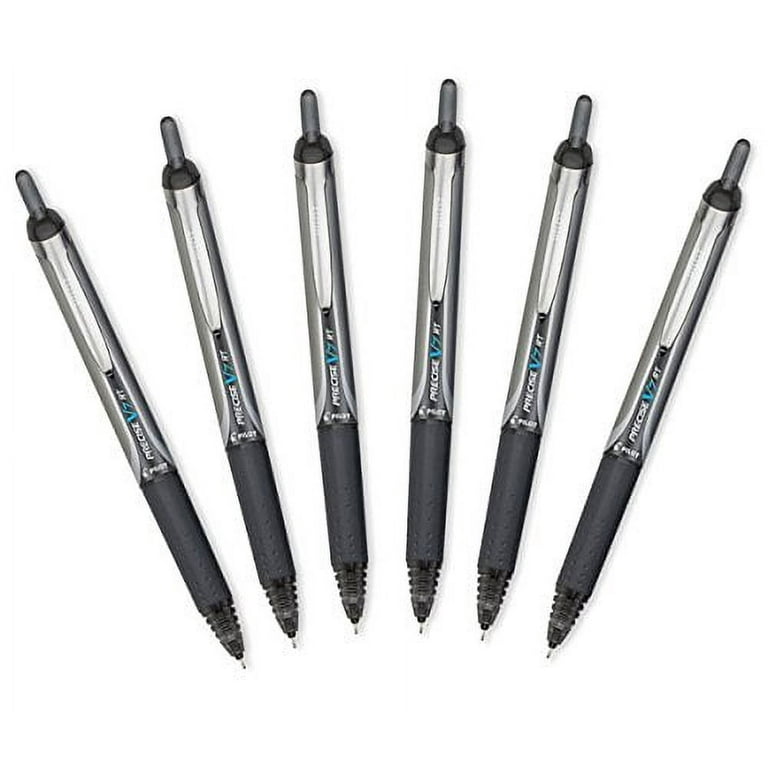 Precise V7RT Roller Ball Pen, Retractable, Fine 0.7 mm, Black Ink, Black Barrel Precise V7RT Roller Ball Pen, Retractable, Fine 0.7 mm, Black Ink, Black Barrel