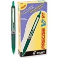 thumbnail image 1 of Pilot Precise V7 RT Retractable Rolling Ball Pens, Fine Point (.7mm), Green Ink, Dozen Box (26070), Premium Comfort Grip, Patented Precision Point Technology for Smooth Lines, 1 of 4