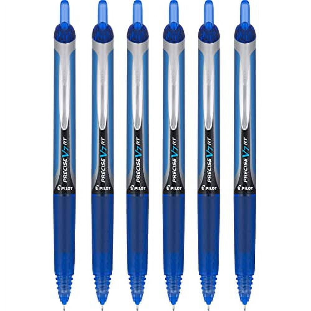 Pilot Precise V7 RT Retractable Rolling Ball Pens, Fine Point, Blue Ink