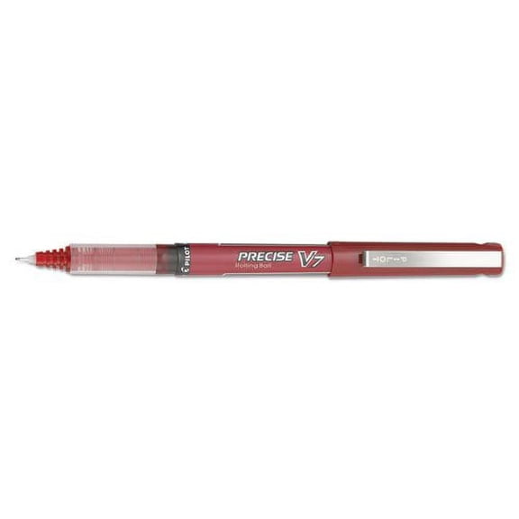 Pilot Precise V7 Stick Rolling Ball Pens, Fine Point, Red 10-PACK(35352)
