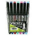 thumbnail image 1 of Pilot Varsity Capped Fountain Pen, Medium Nib, Assorted Ink Colors, 7-Pack, 1 of 7