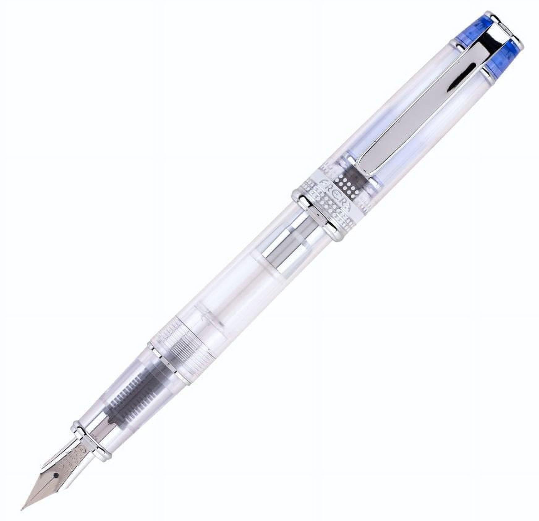 Pilot Prera Fountain Pen - Blue & Clear Body - Medium Point