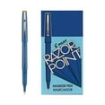 thumbnail image 1 of Pilot Razor Point Fine Line Porous Point Pen, Stick, Extra-Fine 0.3 mm, Blue Ink, Blue Barrel, Dozen, 1 of 3