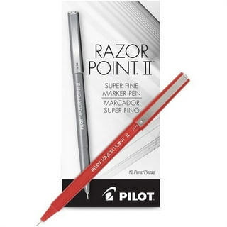 Pilot Automotive PILOT Super Color Jumbo Refillable Permanent Markers, Red  Ink, Extra-Wide Chisel Point, 12-Pack (43300)