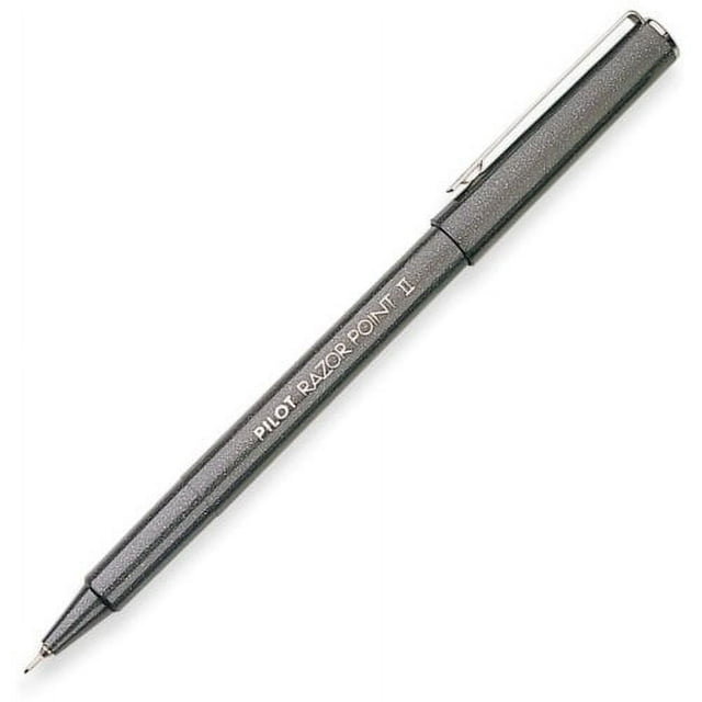 Pilot Razor Point Ii Porous Point Stick Pen, Ultra Fine, One of Each ...