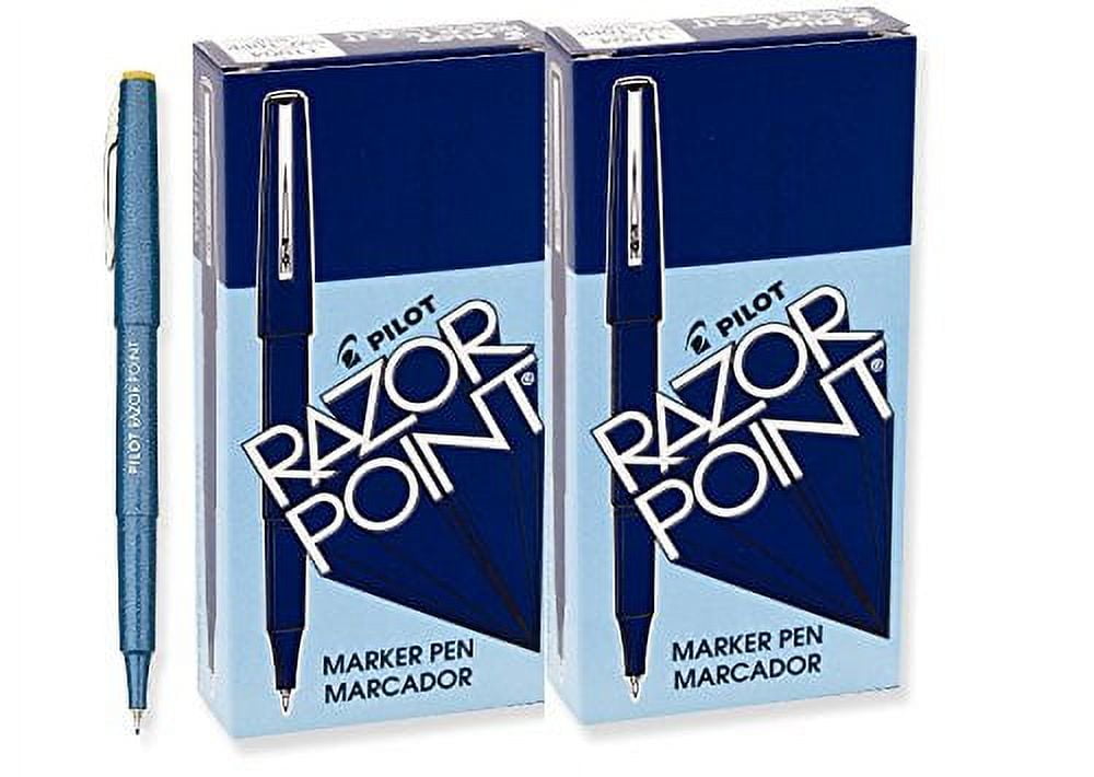 Pilot Bravo! Porous Point Stick Water-Based Marker Pen, Black Ink, Bold