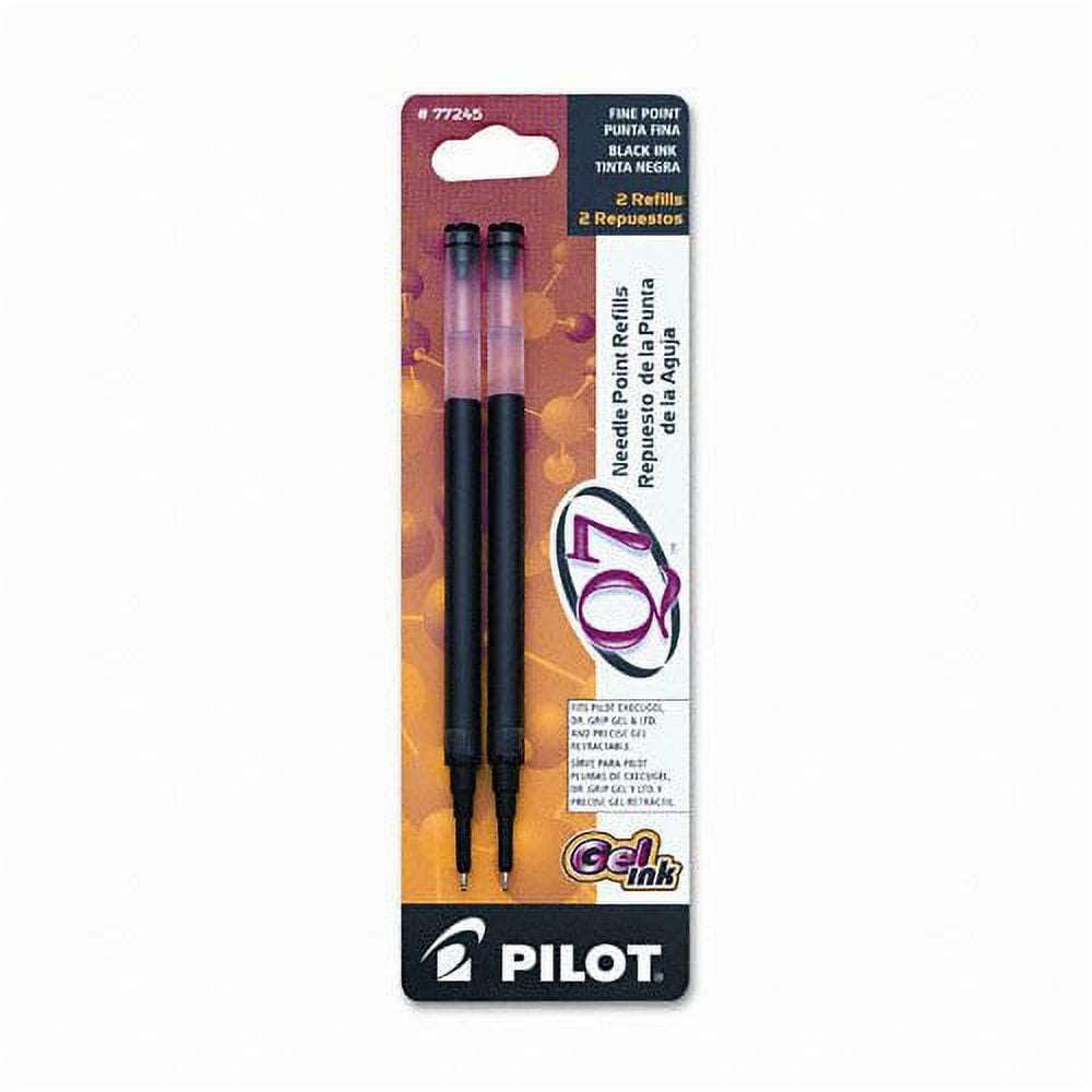 Pilot Refill for Q7 Retractable Gel Roller Ball Pen, Fine, Black Ink