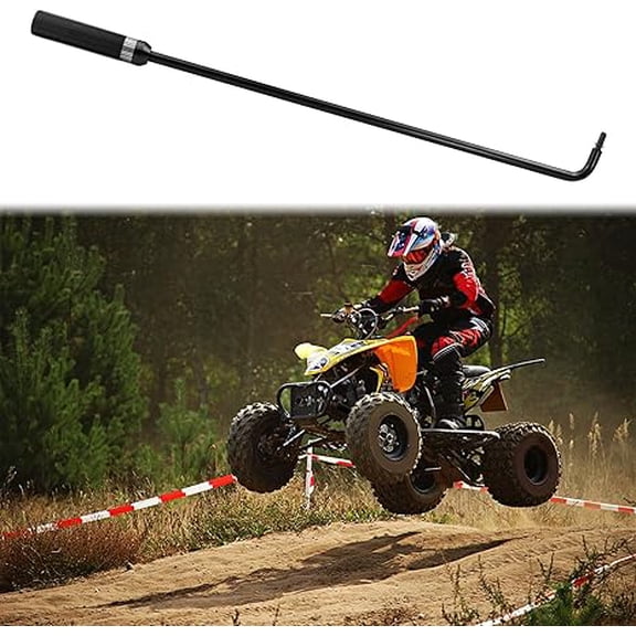 Pilot Screw Adjusting Tool, 16.4in Carburetor Adjustment Screwdriver Tool with 110 Angled Head, Metal Carb Pilot Screw Adjusting Tool for ATV UTV Snowmobile Motorcycle