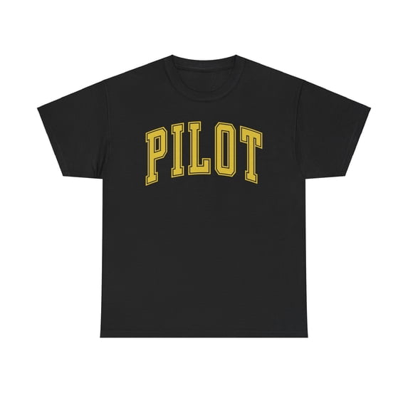 Pilot Shirt Gifts Tshirt Crew Neck Short Sleeve