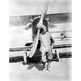 thumbnail image 1 of Pilot Standing In Front Of U.S. Army Airplane During World War I History (18 x 24), 1 of 2