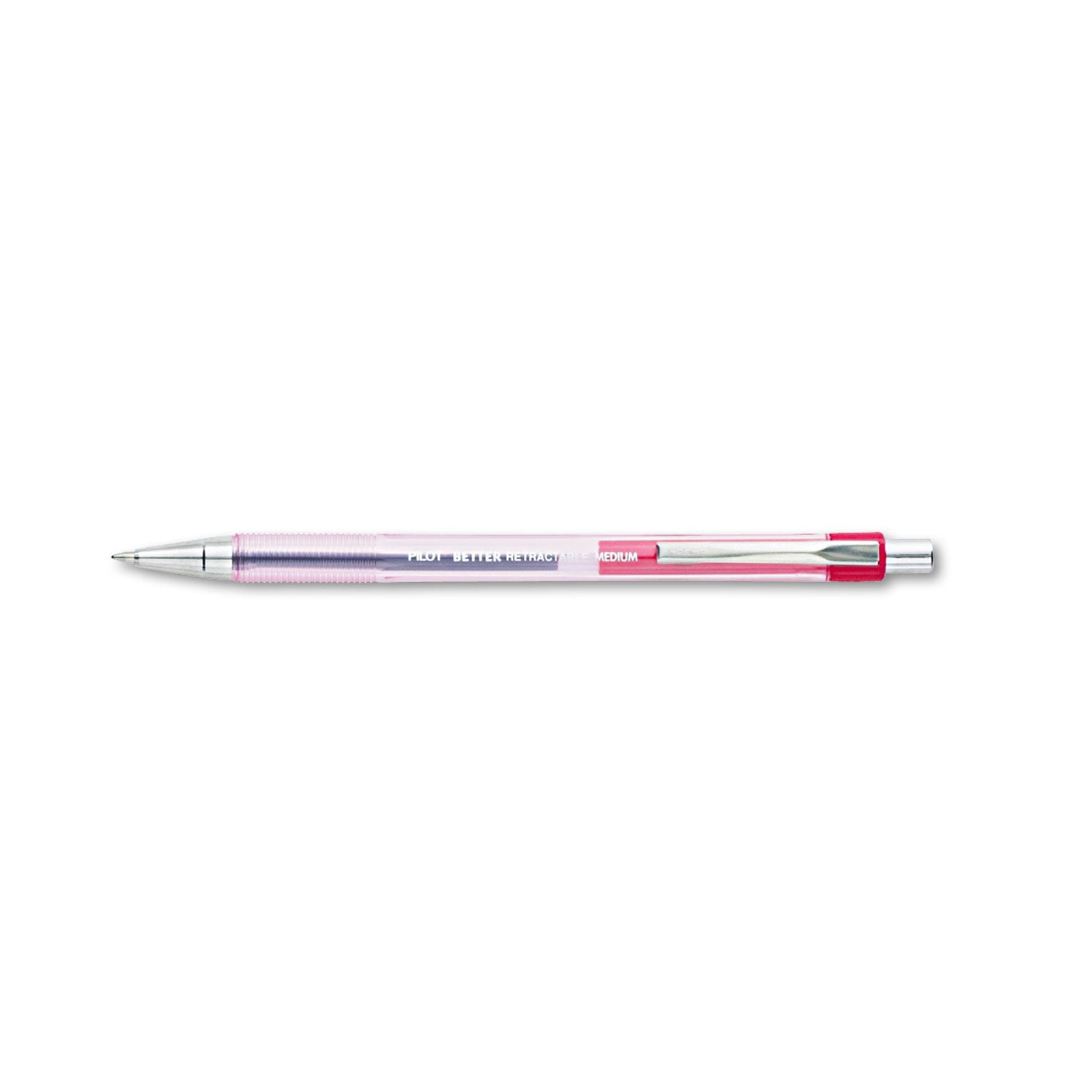PILOT The Better Ballpoint Pens - 6 Pack Retractable Medium Point Black Ink Pens