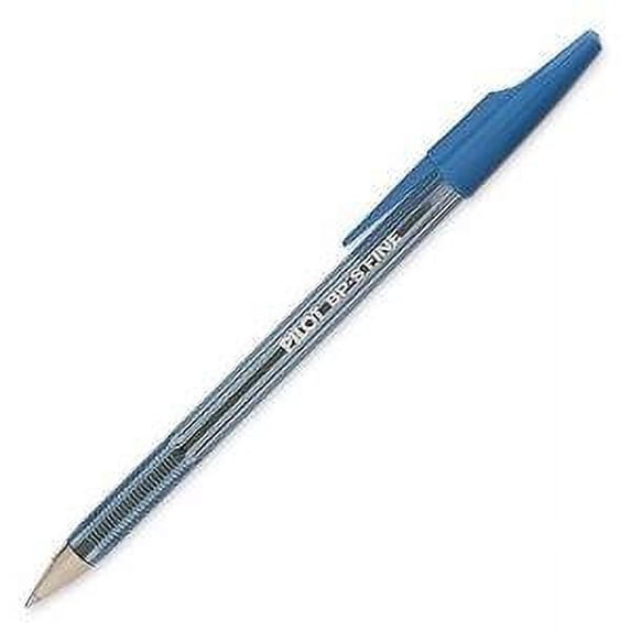 Blue Ink Print Pilot The Better Ballpoint Stick Pens, Fine Point, 07 mm, Blue Ink, 5 ...