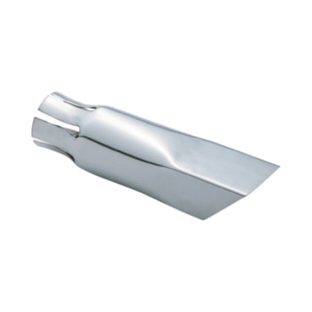 Pilot Triple Chromed Steel 9 Inch X 2.125 Inch Square Exhaust Tip - Universal Fit