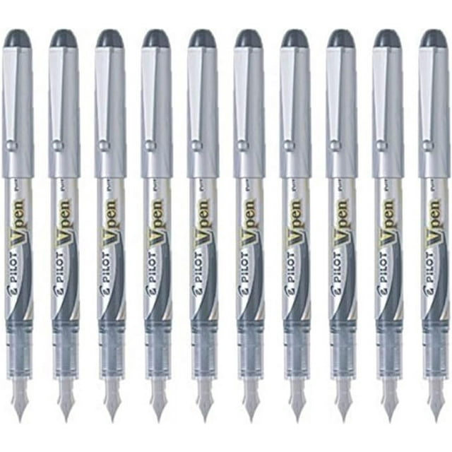 Pilot V Pen (Varsity) Disposable Fountain Pen, Fine Point, Black Ink