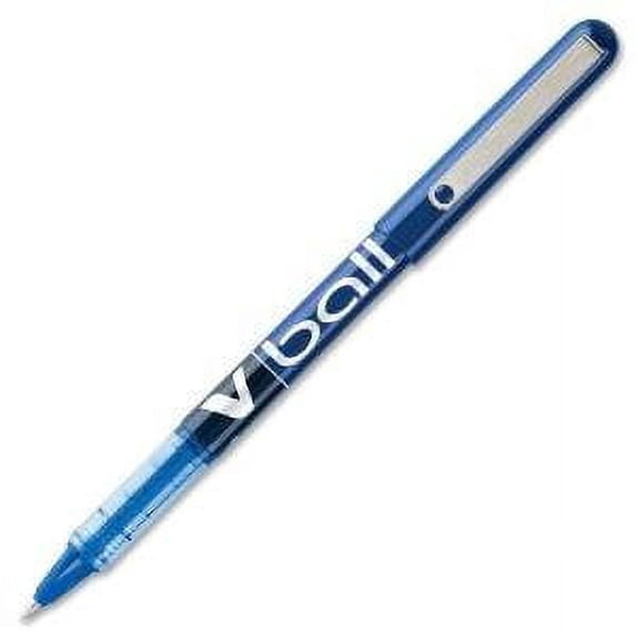 Pilot VBall Roller Ball Stick Pens, Blue Ink Extra Fine, 3-PACK (35201)