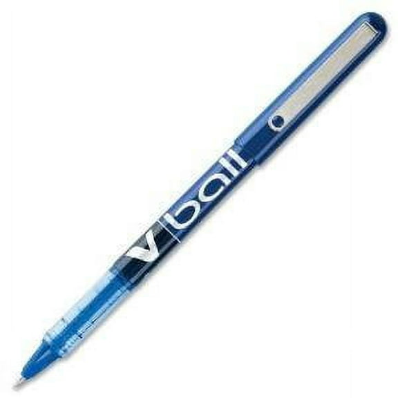 Pilot VBall Roller Ball Stick Pens, Blue Ink Extra Fine, 5-PACK (35201)