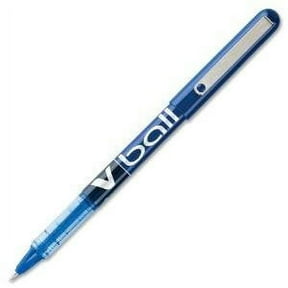 Pilot VBall Roller Ball Stick Pens, Blue Ink Extra Fine, 6-PACK (35201)