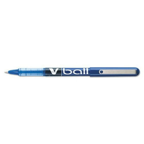 Pilot VBall Roller Ball Stick Pens, Blue Ink Extra Fine, 8-PACK (35201)