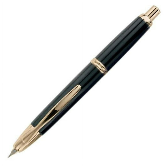 Pilot Vanishing Point Collection Fountain Pen - Black & Gold - Fine Point