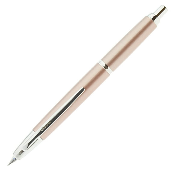 Pilot Vanishing Point Decimo Collection Fountain Pen - Champagne - Extra Fine Point
