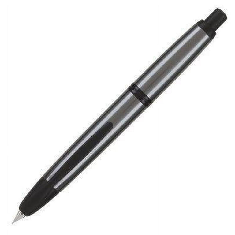 Pilot Vanishing Point Gun Metal Matte Black Fountain Pen Medium