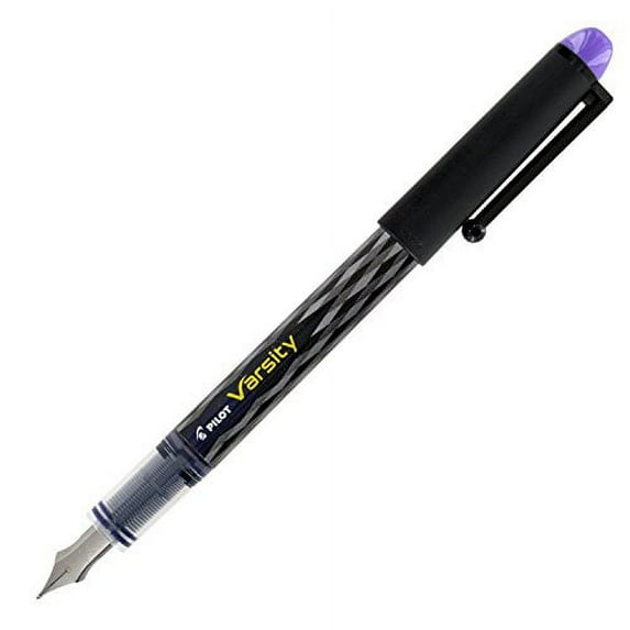 Pilot Varsity Disposable Fountain Pens, Purple Ink, 5-PACK (90008)