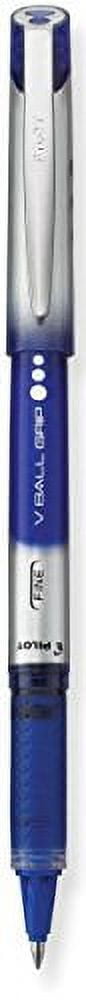 Pilot Vball Grip Liquid Ink Roller Ball Pen, Blue Ink Fine Point 10-PACK(35571)