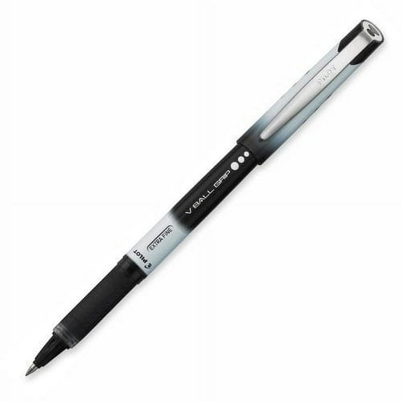Pilot Vball Grip Liquid Ink Roller Ball Pens, Black Ink 10-PACK (35470)