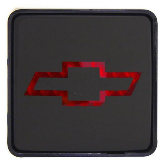 PilotBully CR007C Chevrolet Logo Square Hitch Cover With Brake Light