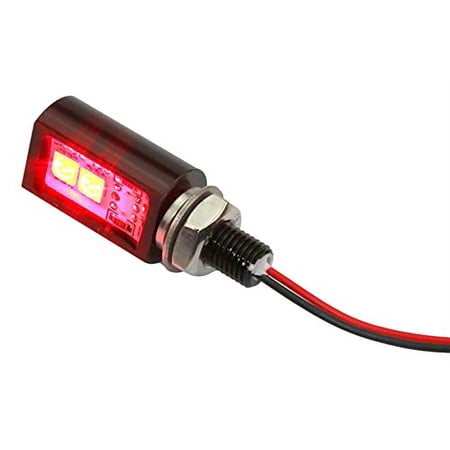 PilotLights Instrument Panel Light, Post Light - with Switch, RED LED, 12VDC 12 Volt