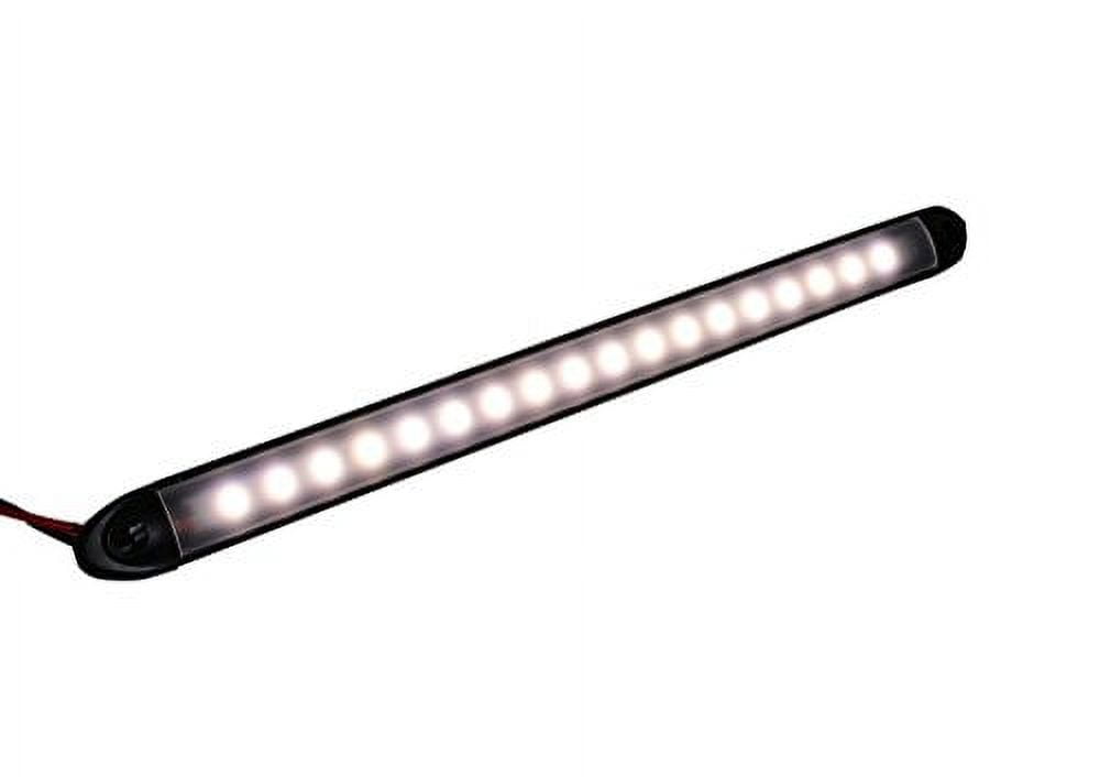 PilotLights LED High Output Bar Light - Marine, RV - Waterproof 12" Lamp, 24 VDC - 320 Lumen - 24V