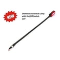 thumbnail image 1 of PilotLights Mini Gooseneck Panel Light with SWITCH, Map Light, Post Light - 240mm - RED LED, 12VDC, 1 of 4