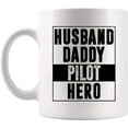 thumbnail image 1 of Pilots Aviation Airplane - Mens Husband Daddy Pilot Fathers day Gifts 11Oz Mug Cup - Father’s Day Men Grandpa Husband Pilot Gifts for a Pilot Boyfriend & Husband Shirt, 1 of 7