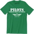 thumbnail image 1 of Pilots Looking Down On People Since 1903 Funny Humor Pilot Gift Mens T-Shirt, 1 of 4