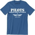 thumbnail image 1 of Pilots Looking Down On People Since 1903 Funny Humor Pilot Gift Mens T-Shirt, 1 of 4
