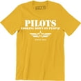 thumbnail image 1 of Pilots Looking Down On People Since 1903 Funny Humor Pilot Gift Mens T-Shirt, 1 of 4