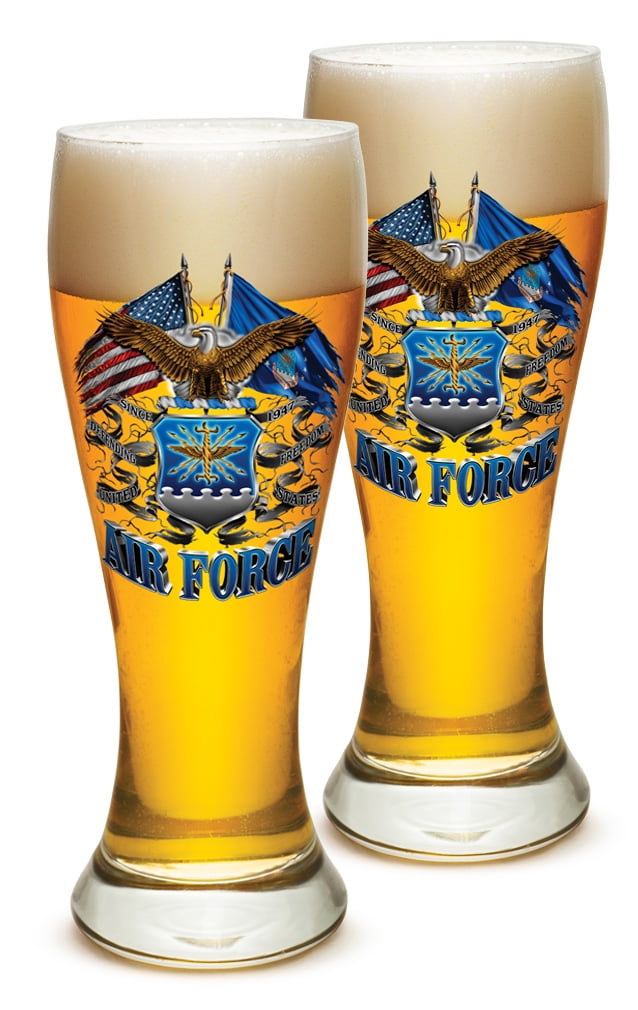 Muffin Top Nucleated Beer Glasses - Pint Glass - Cider, Soda, Tea (Muffin Top Logo 4-Pack)