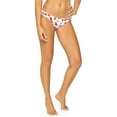 thumbnail image 1 of PilyQ CHERRY Basic Ruched Bikini Swim Bottom, US Large, 1 of 4
