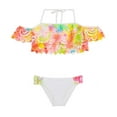 thumbnail image 1 of PilyQ Cali Tie Dye Lace Off Shoulder Bikini, 1 of 1