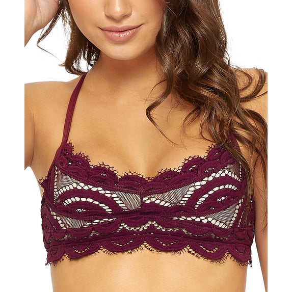 PilyQ VINO Lace Bralette Bikini Swim Top, US D