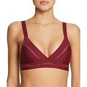 PilyQ VINO Stitched Ellie Halter Bikini Swim Top, US Medium