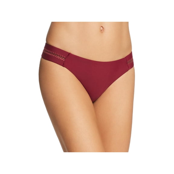 PilyQ Womens Hipster Embroidered Bikini Swim Bottom