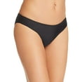 thumbnail image 1 of PilyQ Womens Low-Rise Bikini Swim Bottom Separates Black L, 1 of 2