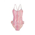 thumbnail image 1 of PilyQ girls  Ayah Cutout One-Piece, 12, Pink, 1 of 2