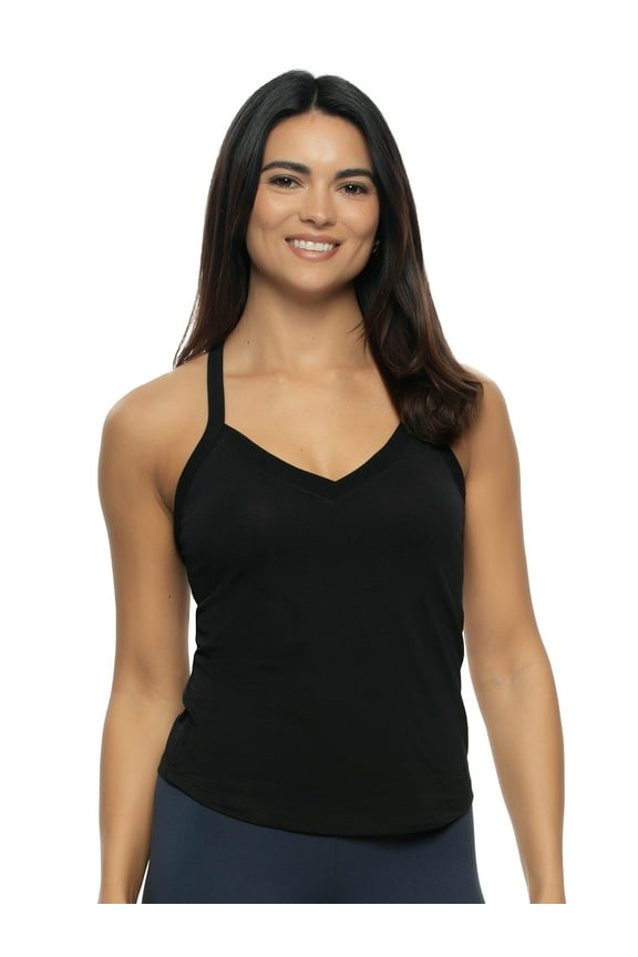 Pima Cotton Racerback Tank 2-Pack (Tuxedo, Large)