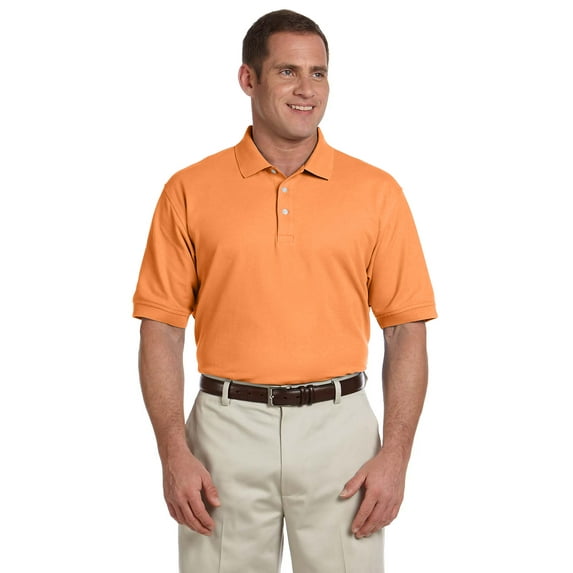 Devon & Jones Men's Pima Pique Short-Sleeve Polo - D100 - CANTALOUPE 5X